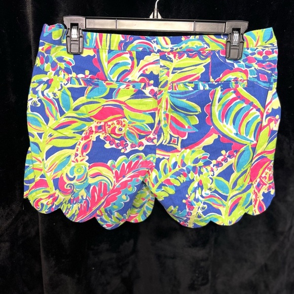 🩷🩵Lilly Pulitzer Toucan Play Colorful Magnolia Scallop Shorts Size 2-EUC🩷🩵 - Picture 14 of 14